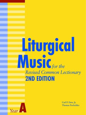 cover image of Liturgical Music for the Revised Common Lectionary Year A